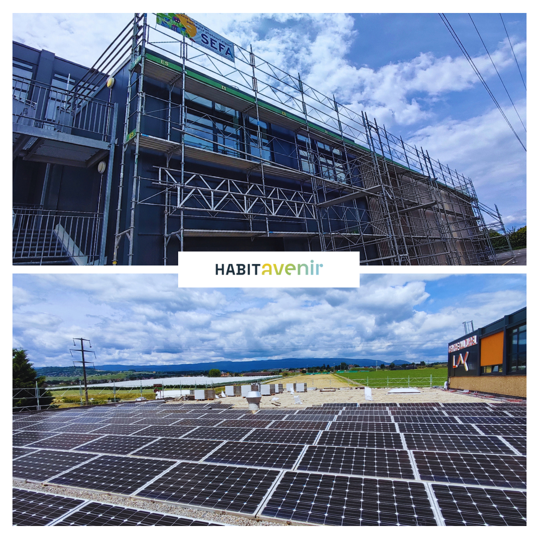 nstallation d’une nouvelle structure porteuse pour panneaux solaires