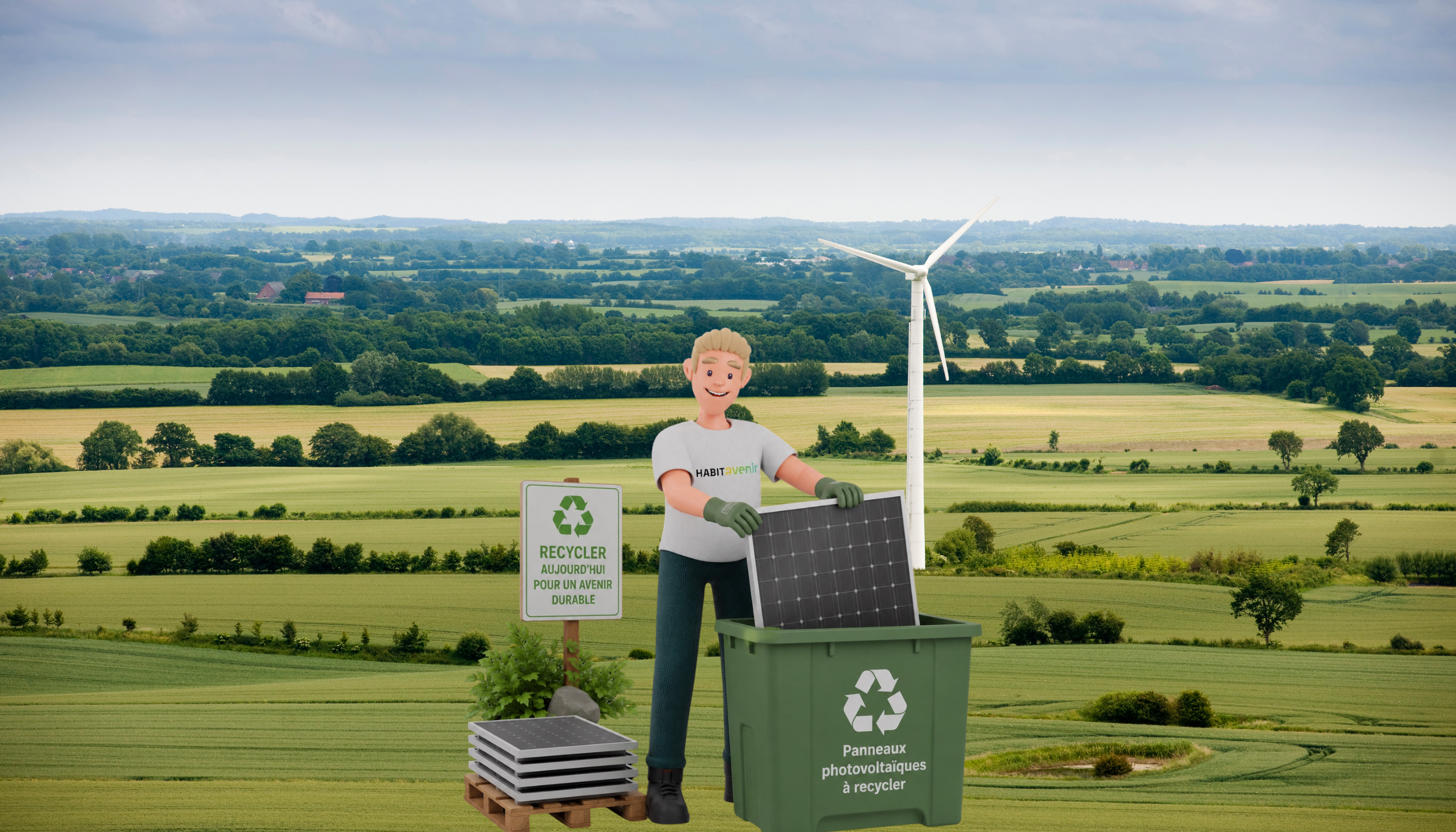 Des panneaux solaires recyclables à plus de 95 %