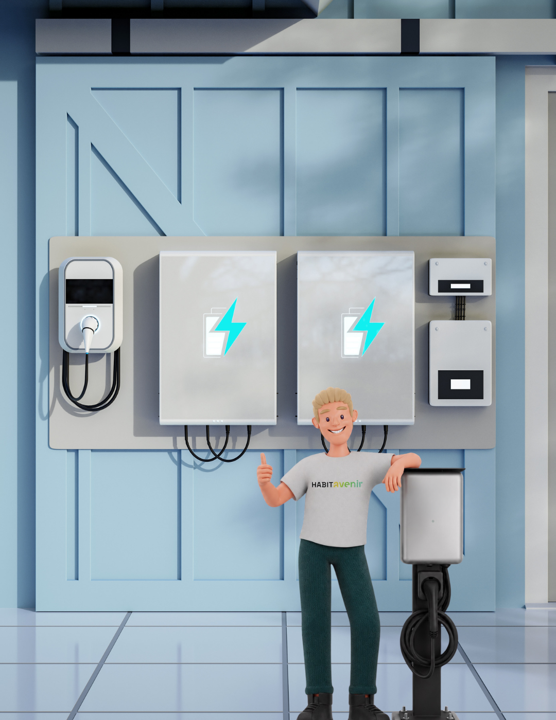 Installation borne de recharge à Neuchâtel