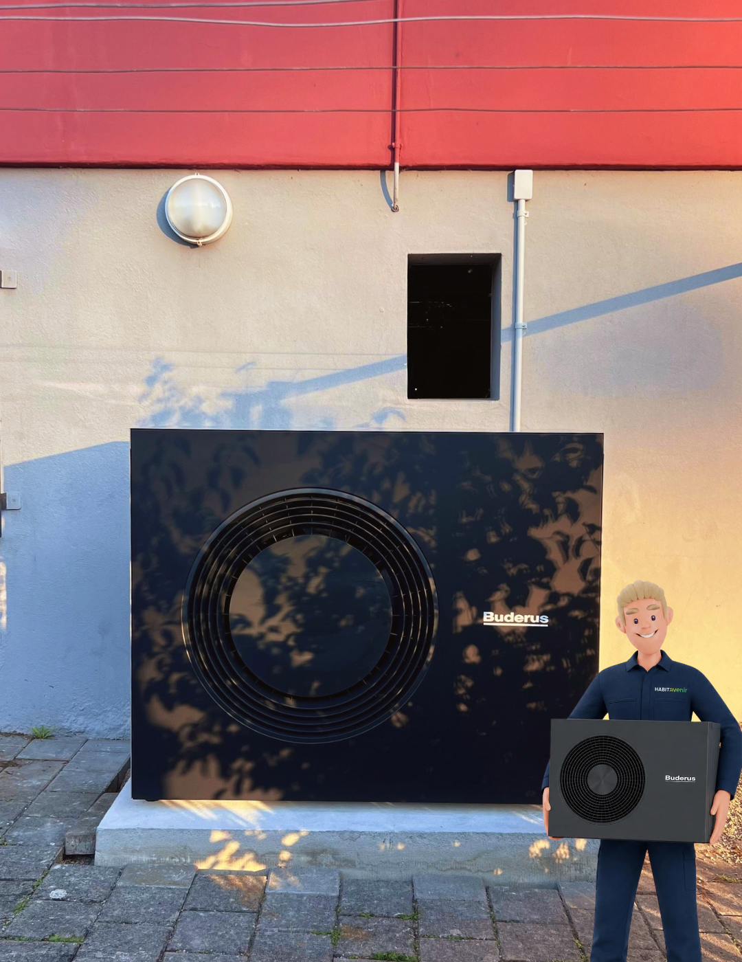 Pompe à chaleur et batterie solaire à Liebistorf